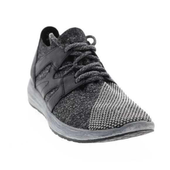 Earth 'Blaze' Women's 8 Mesh & Leather Comfort Sneaker Gray Runnign Walking - Picture 2 of 12